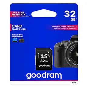 Goodram 32GB, SDHC, S1A0-0320R12, UHS-I U1 (Class 10)